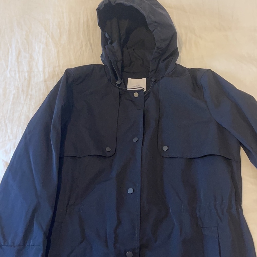 Mango Navy Trench Coat